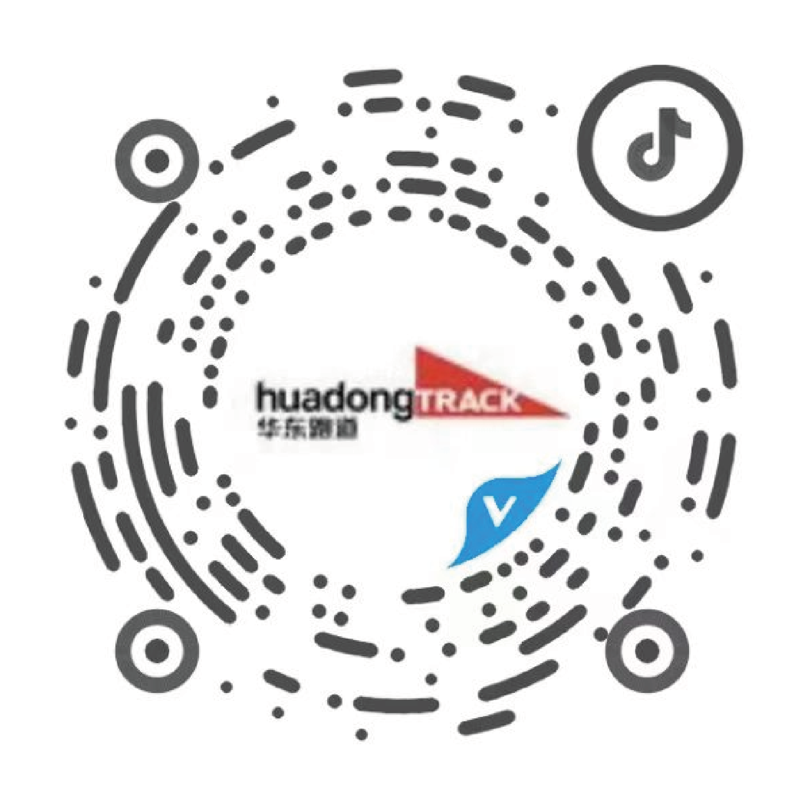 华东跑道抖音二维码