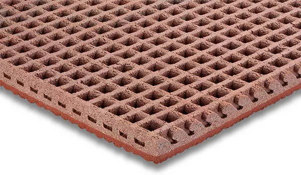 School running track surface overview